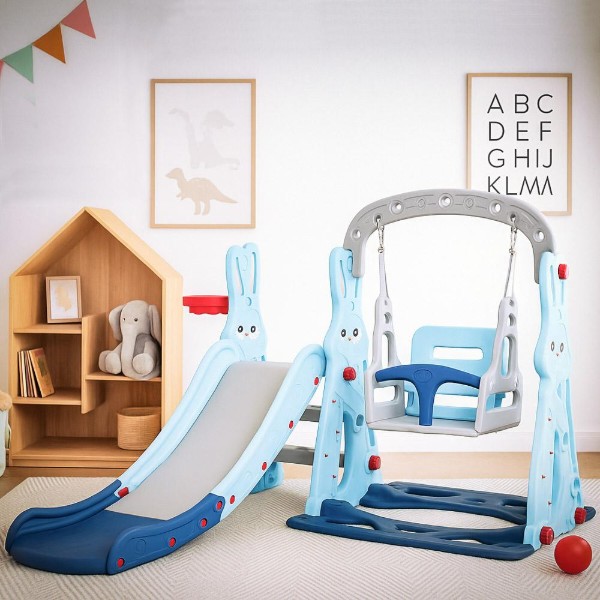 Фото - Игровой комплекс Mealux Bunny (KD-B261 Blue)